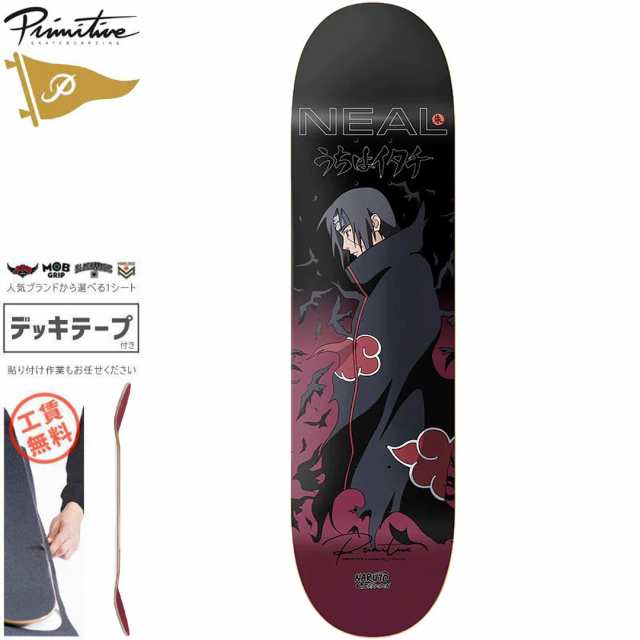 PRIMITIVE プリミティブ スケボー デッキ NARUTO NEAL CROWS DECK 8.0