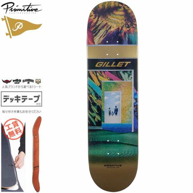 PRIMITIVE プリミティブ スケボー デッキ GILLET PORTAL DECK 8.125