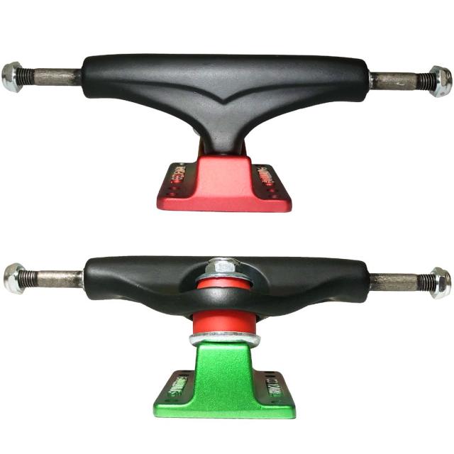 GULLWING ガルウィング スケボー トラック SHADOW TRUCKS BLACK/RASTA ペア販売 7.5インチ NO14 GULLWING ガルウィング スケボー トラック SHADOW TRUCKS BLACK/RASTA