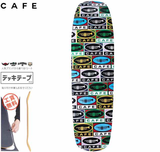 SKATEBOARD CAFE カフェ スケートボード デッキ TRUMPET COLLAGE CRUISER DECK 9.0インチ NO1