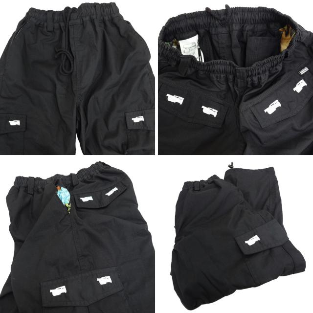 テレビジスター TELEVISI STAR カーゴパンツ BAGGY OG PANTS VX1 ブラック NO3_2