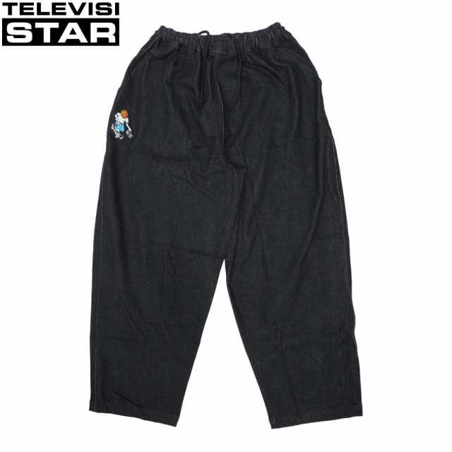 TELEVISI STAR テレビジスター パンツ TVS BAGGY OG ブラック NO9の通販は 20,900円