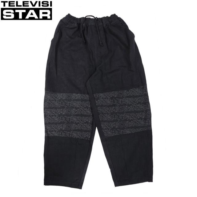 TELEVISI STAR テレビジスター バギーパンツ BAGGY OG ブラック NO14の通販は