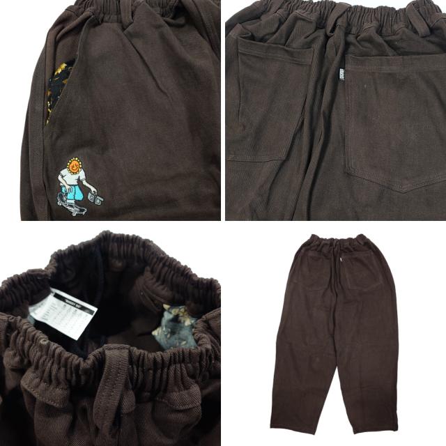 TELEVISI STAR テレビジスター パンツ TVS BAGGY OG ブラウン NO16_2