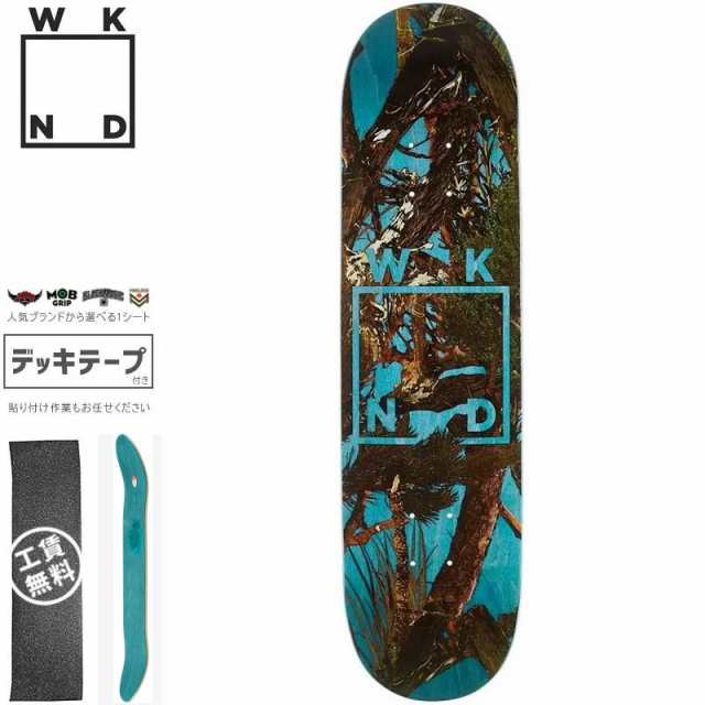 ウィークエンド WKND スケボー デッキ CAMO LOGO DECK 8.0インチ/8.125インチ/8.25インチ ティール NO109