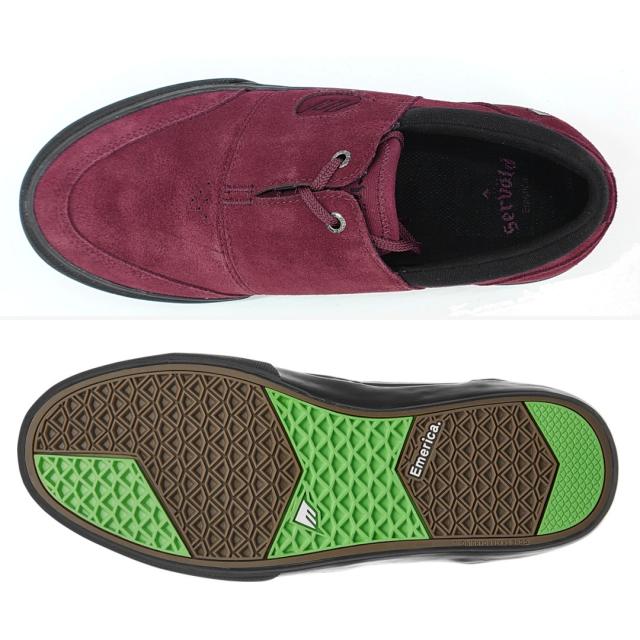 エメリカ EMERICA スケート シューズ SERVOLD SHOES スウェード OXBLOO NO225 エメリカ EMERICA スケート シューズ SERVOLD SHOES スウェード OXBLOO