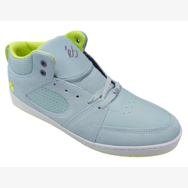 エス ES FOOTWEAR スケートシューズ スニーカー ACCEL SLIM MID BLUE/GREY スウェード NO156 エス ES FOOTWEAR スケートシューズ スニーカー ACCEL SLIM MID BLUE