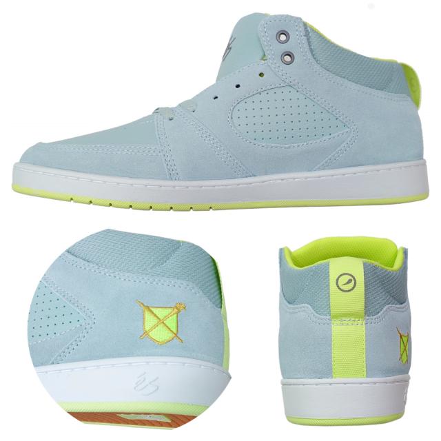 エス ES FOOTWEAR スケートシューズ スニーカー ACCEL SLIM MID BLUE