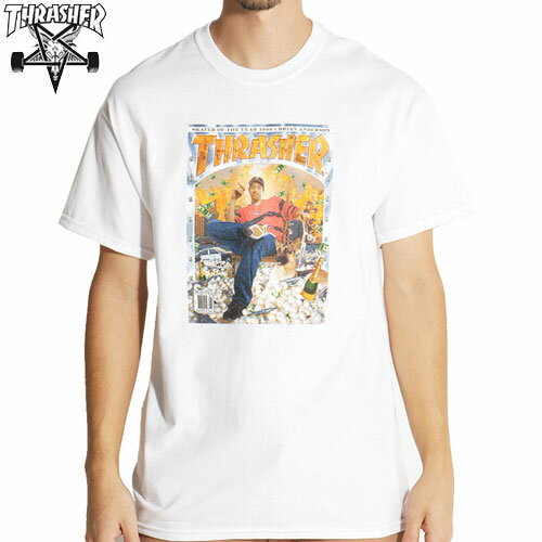 スラッシャー THRASHER スケボー Tシャツ US規格 BA NO LIMIT TEE ホワイト NO81の通販は