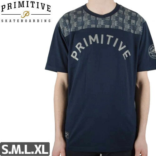 PRIMITIVE プリミティブ Tシャツ ARCH SOCCER JERSEY ネイビー NO7