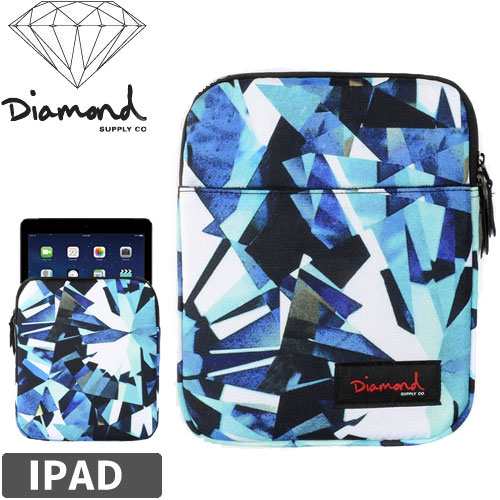 DIAMOND SUPPLY ダイアモンド タブレットバッグ ポーチ SIMPLICITY IPAD BAG ブルー NO4