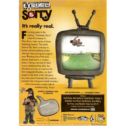 FLIP フリップ スケボー DVD FLIP EXTREMELY SORRY NO01の通販はau PAY