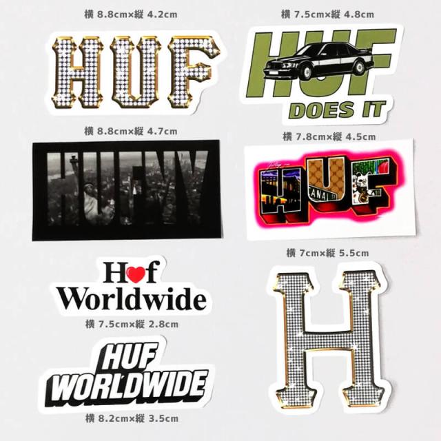 スケボー ステッカー ブランド ハフ Huf Sp19 Sticker Pack Multi 7枚セット No13の通販はau Pay マーケット スケートボードショップ砂辺