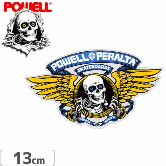 パウエル POWELL スケボー ステッカー WINGED RIPPER DIE-CUT STICKER