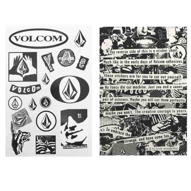 ボルコム VOLCOM ステッカー STICKER SHEET 23cm x 15cm NO327の通販は