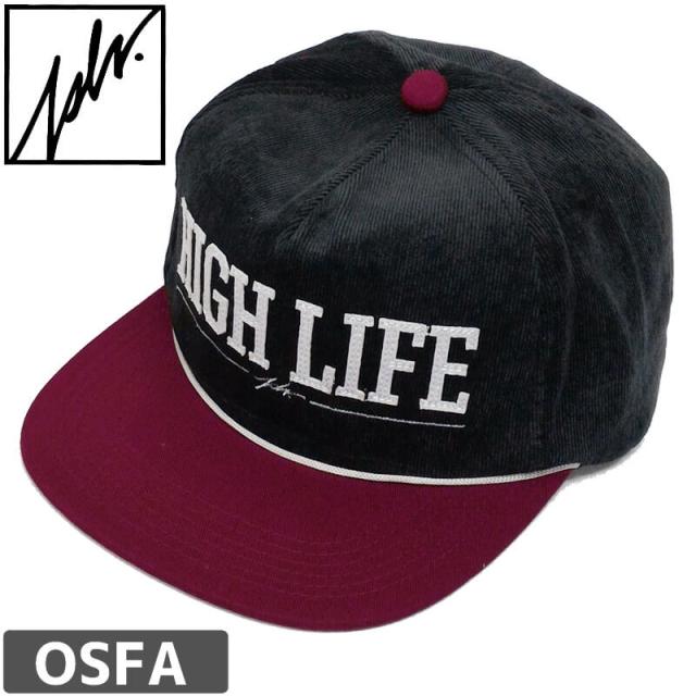 ジャスリブ Cap スノボー Jslv スケボー キャップ High Life Corduroy Snapback ブラック No18の通販はau Wowma スケートボードショップ砂辺
