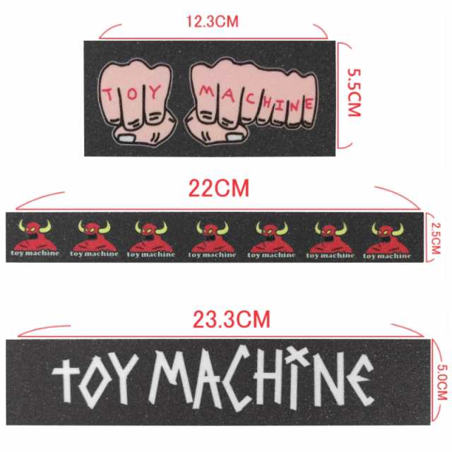 TOY MACHINE トイマシーン デッキテープ GRIP STICKER PACK #2 6枚入り