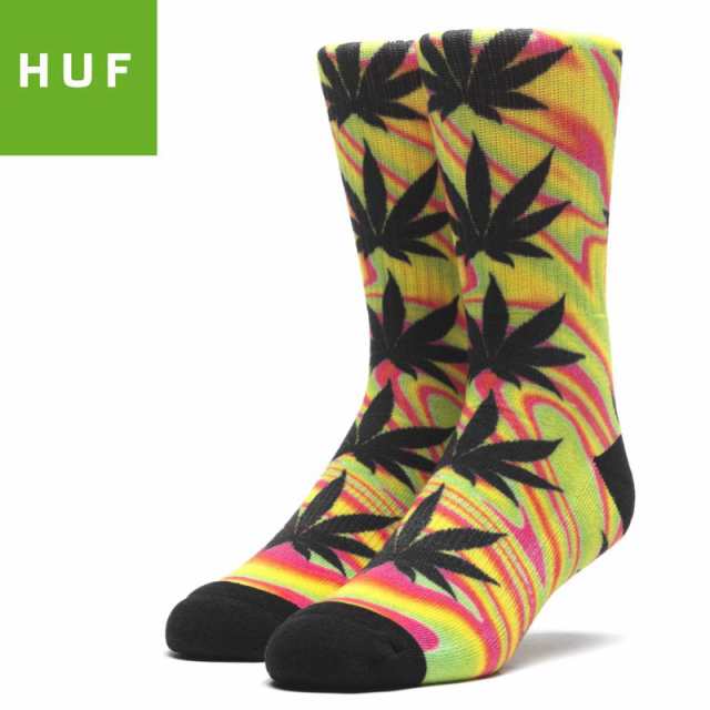 Huf ハフ スケボー ソックス 靴下 Good Trip Plantlife Socks ブレイジングイエロー No73の通販はau Pay マーケット スケートボードショップ砂辺