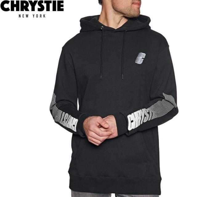CHRYSTIE NYC クリスティーニューヨーク パーカー RACE C LOGO HOODIE ブラック NO2