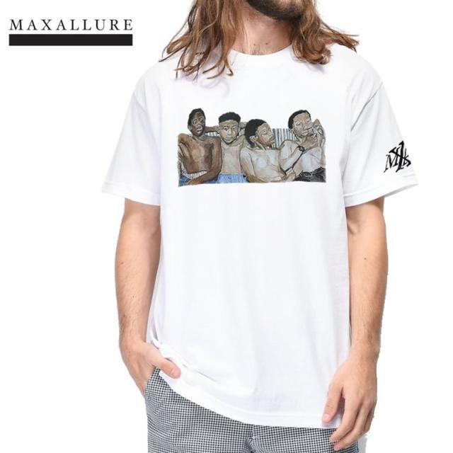 MAXALLURE マックス アルーア スケボー Tシャツ THE ERA COLLECTIONS TEE ホワイト NO5の通販は 5,307円