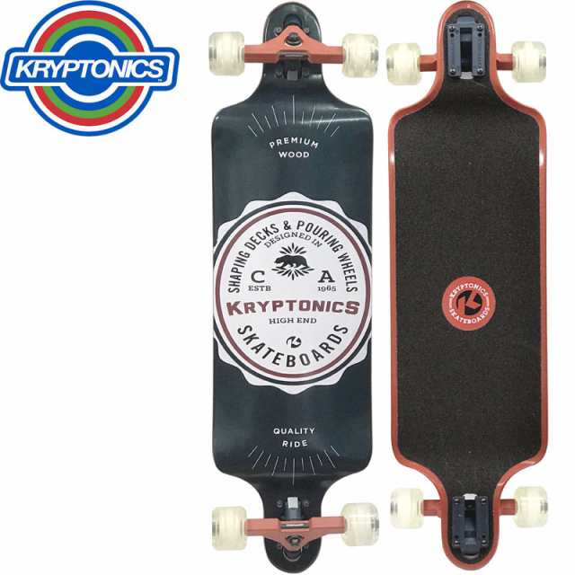 KRYPTONICS クリプトニクス ロングボード スケボー DROP DOWN LONGBOARD 34インチ AMERICAN LABEL NO10