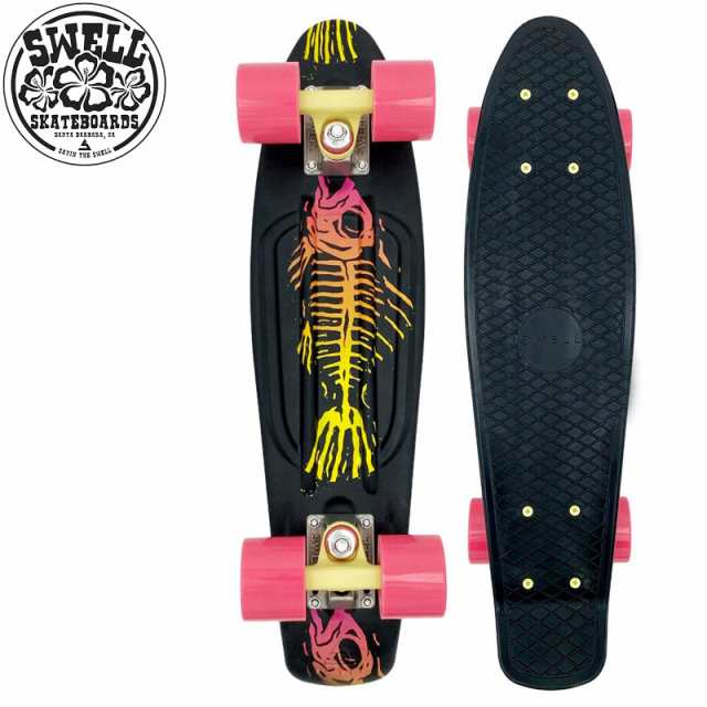 SWELL スェル スケートボード ミニ クルーザー PLASTIC MINI CRUISER COMPLETE 22インチ FISHBONE NO6