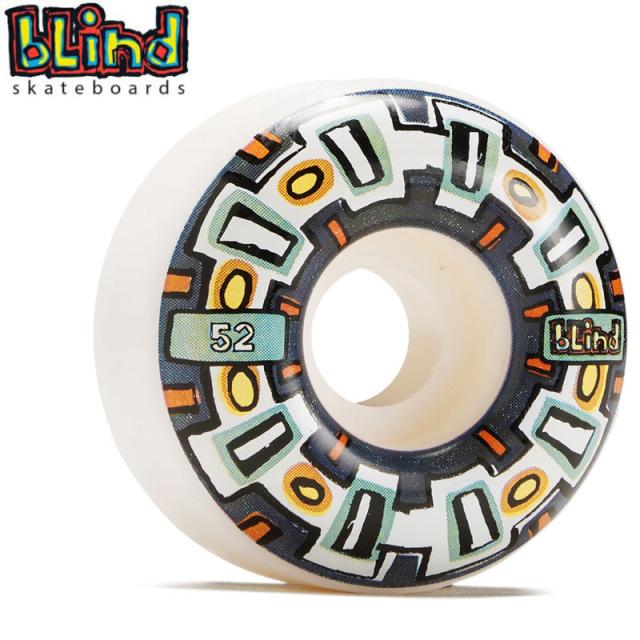 ブラインド BLIND スケボー ウィール ROUND SPACE V2 WHEELS ホワイト 52mm NO35の通販は 5,400円