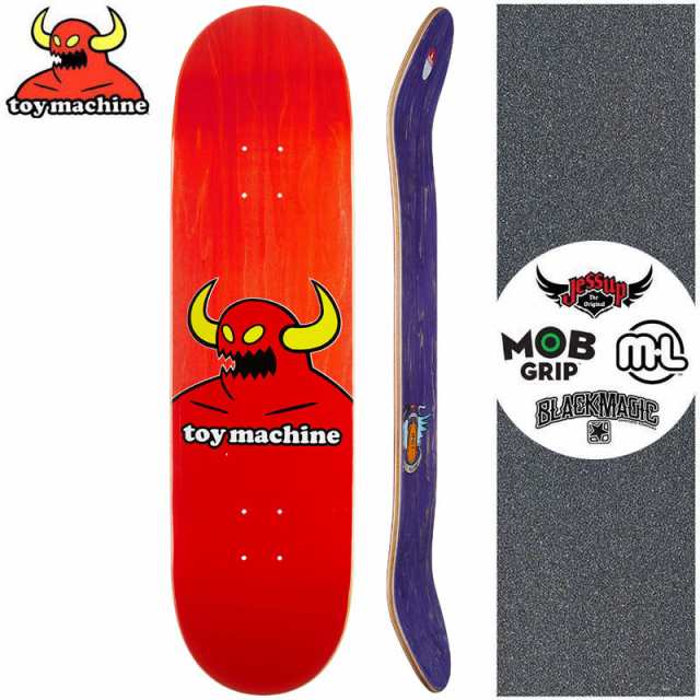 トイマシーン TOY MACHINE デッキ MONSTER DECK 8.25インチ/8.375インチ レッド NO243