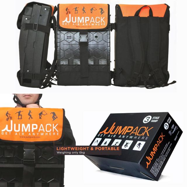 JUMPACK ジャンパック スケボー ランプ PRO 3 KICKER バッグ収納式 ジャンプランプ セクション 137cm NO1_2