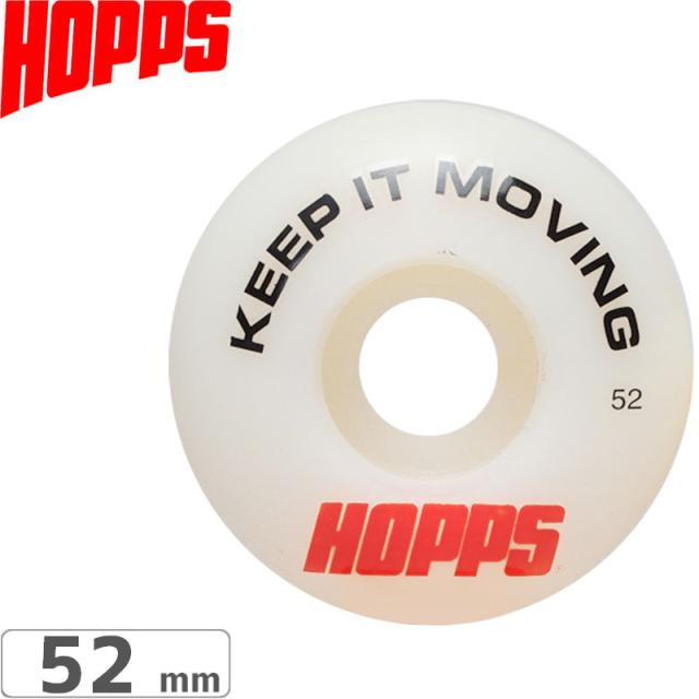 HOPPS ホップス スケボー ウィール KEEP IT MOVING PERFORMANCE 52mm 101A NO1の通販は