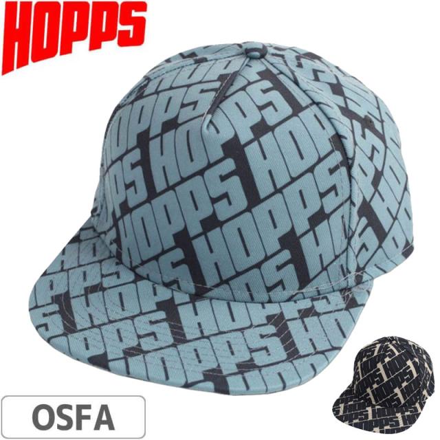 スケボー キャップ ブランド HOPPS ホップス HOPPS ALL OVER SNAPBACK NO1の通販は