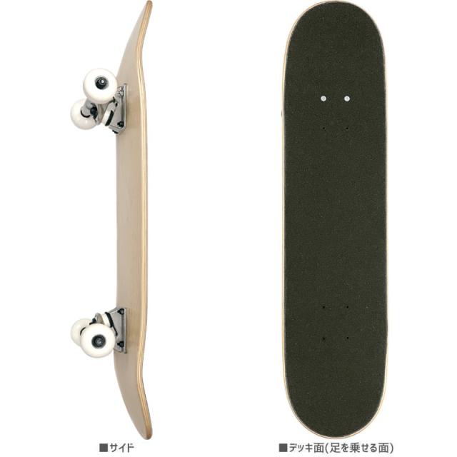 ＼入学祝 組立済 安心スターター／キッズ スケボー コンプリート BLANK MINI COMPLETE ナチュラル ブラック ホワイト 7.0インチ 7.25インチ NO1 入学祝 組立済 安心スターター／キッズ スケボー コンプリート BLANK