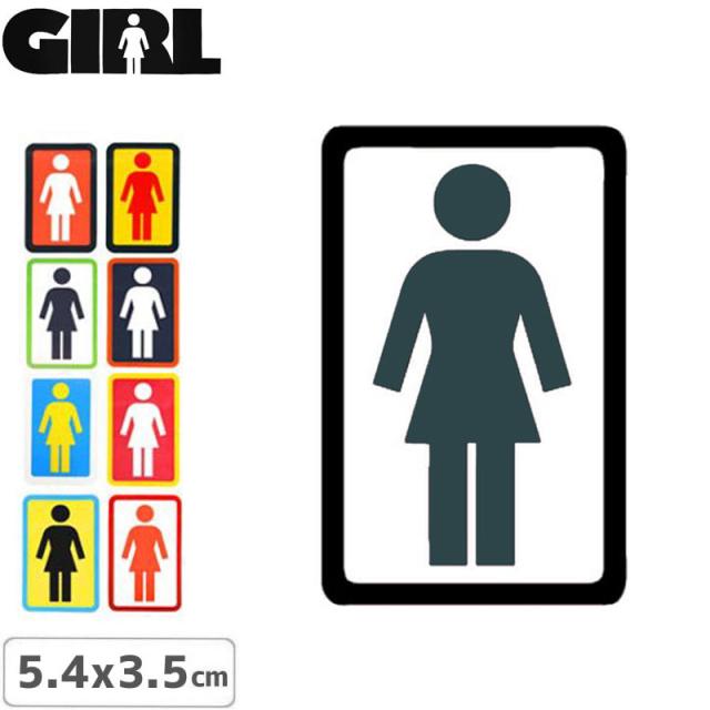 Girl ガールスケートボード Sticker ステッカー Box Logo Sticker 5 4cm X 3 5cm No86の通販はau Pay マーケット スケートボードショップ砂辺