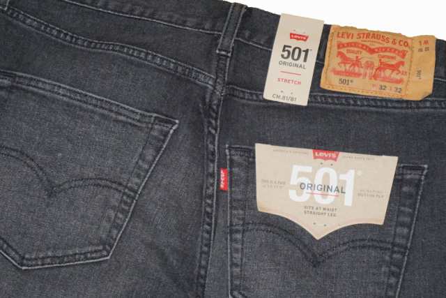 リーバイス Levis ストレッチ ジーンズ 501 黒 ユーズド加工 メンズ ストレート ブラックジーパン デニム パンツの通販はau Pay マーケット Ranunculus