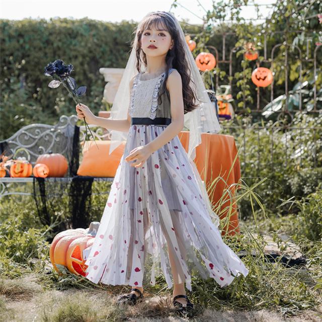 ハロウィン仮装 キッズ 悪魔 魔女 子供 子ども用 巫女 コスプレ 小悪魔 衣装 子供 仮装 コスチューム ワンピース 小学生 ハロウィンパの通販はau Pay マーケット 若宮産業