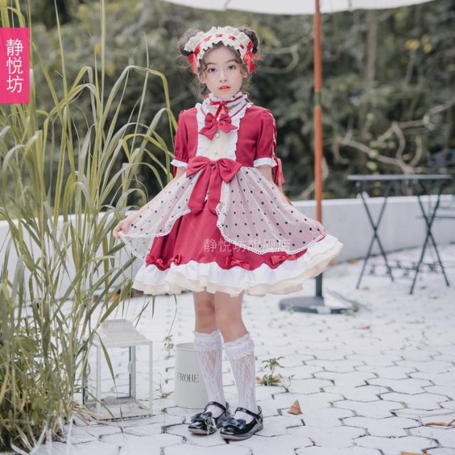 子供ゴスロリ コスチューム 衣装 コスプレ ロリータ ワンピース アニメ メイド ゴシック 女性 子供用 チャイナ服 ロリィタ ロリータ ゴの通販はau Pay マーケット 若宮産業