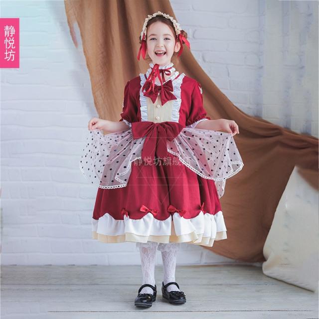 新色登場 子供ゴスロリ コスチューム 衣装 コスプレ ロリータ ワンピース アニメ メイド ゴシック 女性 子供用 チャイナ服 ロリィタ ロリータ ゴ 全日本送料無料 Farmerscentre Com Ng