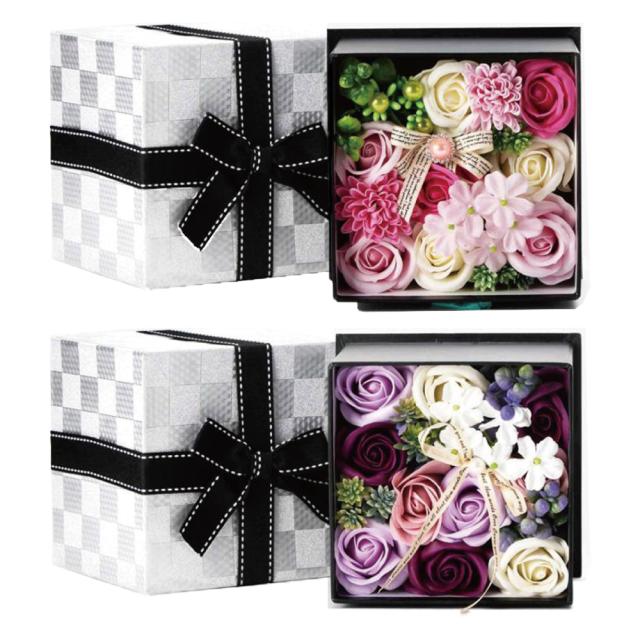 ソープフラワー 花の形の入浴剤 クルールBOX バスフレグランス バスボム お風呂 プレゼント ギフト 母の日 ホワイトデー クリスマスの通販は 4,650円