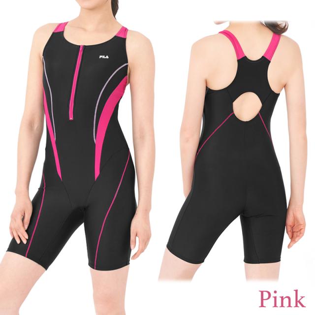 FILA フィラ 大きいサイズ 水着 フィットネス レディース オールインワン フィットネス水着 体型カバー 《レビュー記入で送料無料》 19LL 17LL 15LL 13L 11L 9M 19号 17号 15号 13号 11号 9号 ぽっちゃり 30代 40代 50代 60代 70代 80代 ママ ミセス シンプル プリント