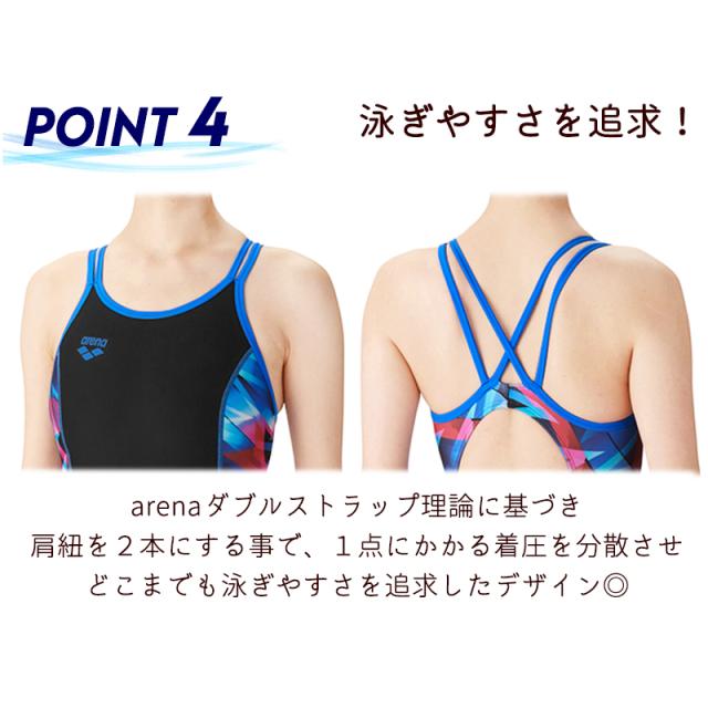 arena アリーナ トレーニング ワンピース スパッツ オールインワン 水着 フィットネス レディース 《レビュー記入でメール便無料》 フライバック 水泳 競泳 練習 部活 クラブ プール ママ ミセス 学生 シンプル 泳ぎやすい 動きやすい S M L 送料無料 : SAR-4120W タフスーツ