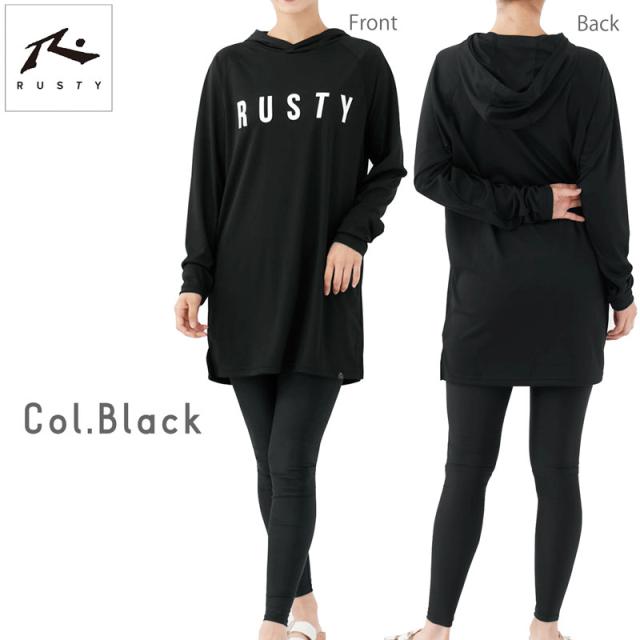 20%off SALE! RUSTY ラスティ ビキニ 水着 3点 セット レディース 水陸両用 パーカー スポブラ レギンス ヨガ 《レビュー記入で送料無料》 ピラティス スポーツ ウェア タンキニ セパレート 7S 9M 11L 7号 9号 11号 体型カバー ママ ミセス シンプル 速乾 送料無料