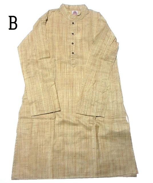 メンズロング丈エスニックシャツ エスニック衣料 エスニックアジアンファッションの通販はau Pay マーケット ガネッシュ