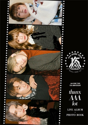 AAA DOME TOUR 15th ANNIVERSARY -thanx AAA lot- LIVE ALBUM 3CD+PHOTOBOOK 初回生み出すこと押さえる盤 新品未開封