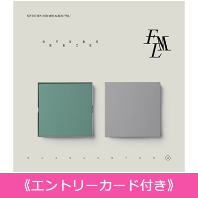 タワーレコード特典3セット付き SEVENTEEN 10th Mini Album「FML」(Version A.B.C) 計3枚セット 新品未開封