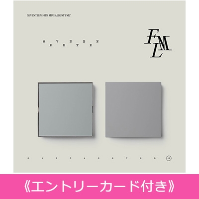 タワーレコード特典エントリーカード.カード付き SEVENTEEN 10th Mini Album「FML」(Version C) 新品未開封