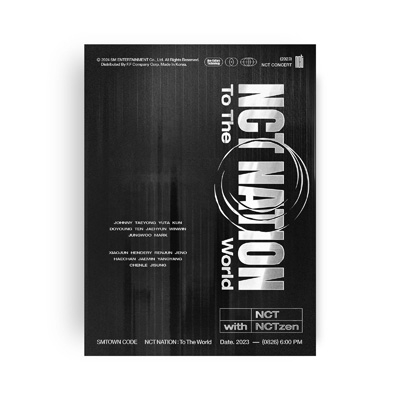 2023 NCT CONCERT ？ NCT NATION : To The World in INCHEON (SMTOWN CODE) 新品未開封