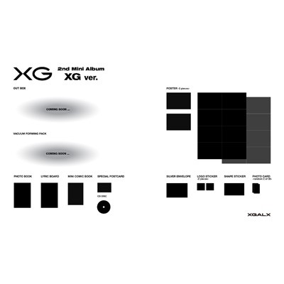 HMV特典付き XG 2nd Mini Album AWE 初回盤/XG ver. 新品未開封