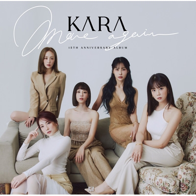 主柱レコード盤排他的権利貼り出し付き添い人 Kara (Korea) MOVE AGAIN - KARA 15TH ANNIVERSARY ALBUM  Japan Edition 押し並べて盤 初回押し付ける盤 新品未開封