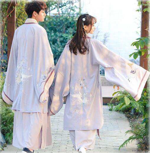 漢服 カップル用 コスプレ衣装 男女兼用 中国風 古典服 羽織 刺繍 