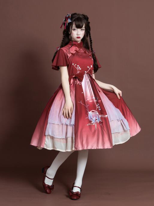 期間限定特価】 ロリータ Lolita ドレス コスプレ 蝶 コスプレ - tin